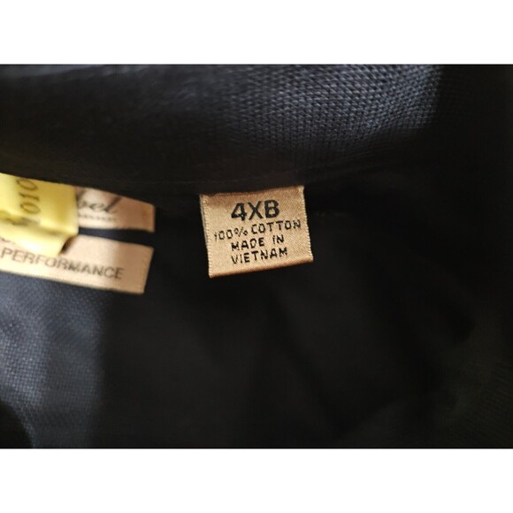 Roundtree & Yorke Men's Gold Label Long Sleeve Non-Iron Perfect Shirt Size 4XB - Picture 12 of 12